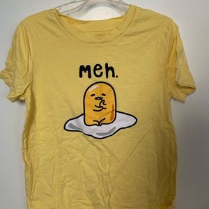 Gudetomo The Lazy Egg “Meh.” Shirt